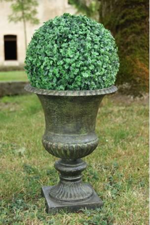 Cast iron Medici vase Bronze-Green