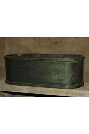 Cast iron planter Bronze-Green
